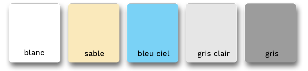 choix couleur lame volet piscine
