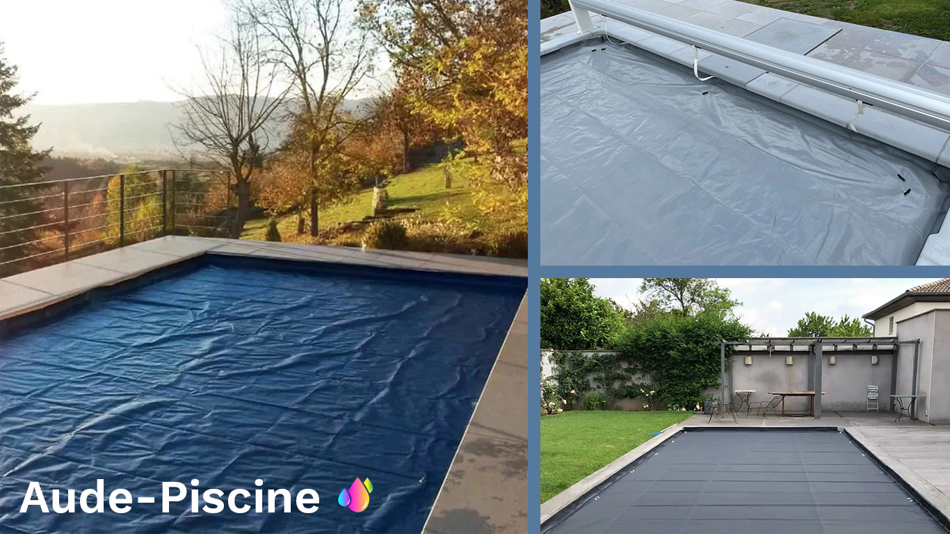 bache hiver piscine volet limoux